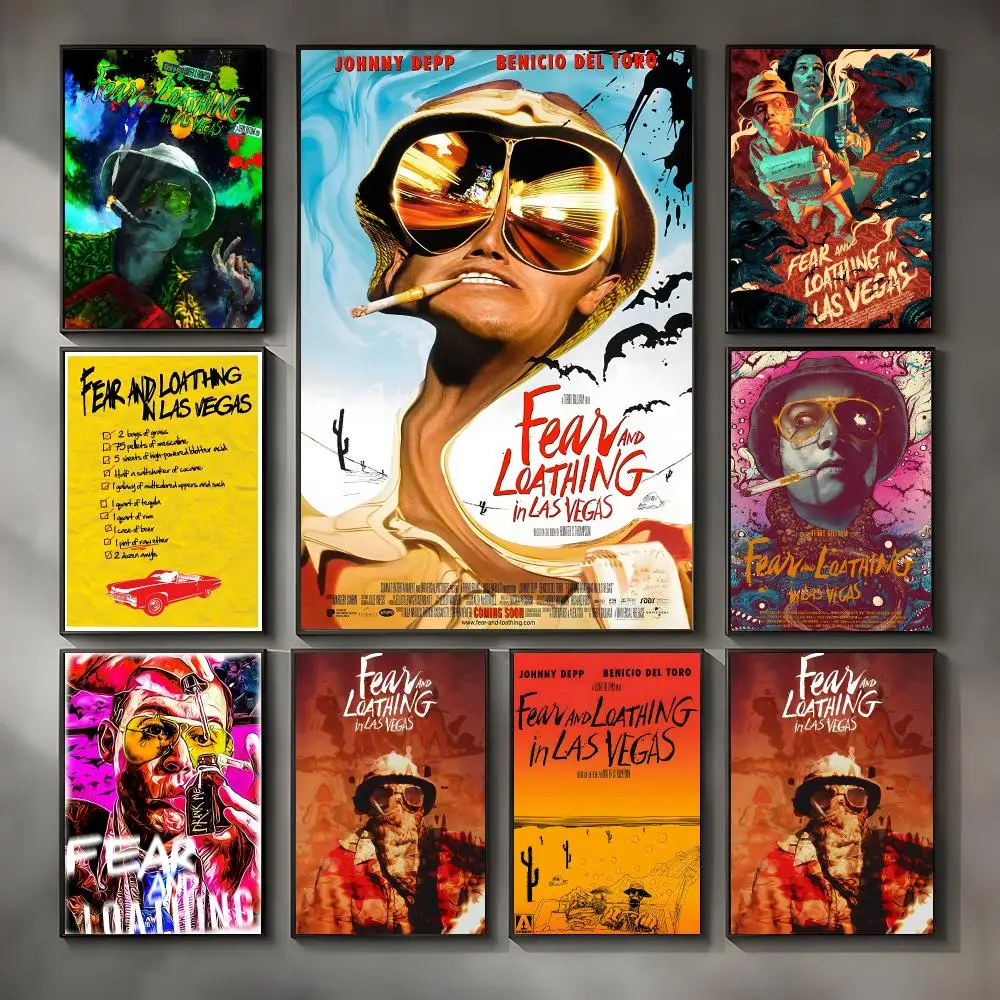 Psychedelic movie Fear and Loathing in Las Vegas Poster Modern Interior Wall Decor & Trendy Home Highlights