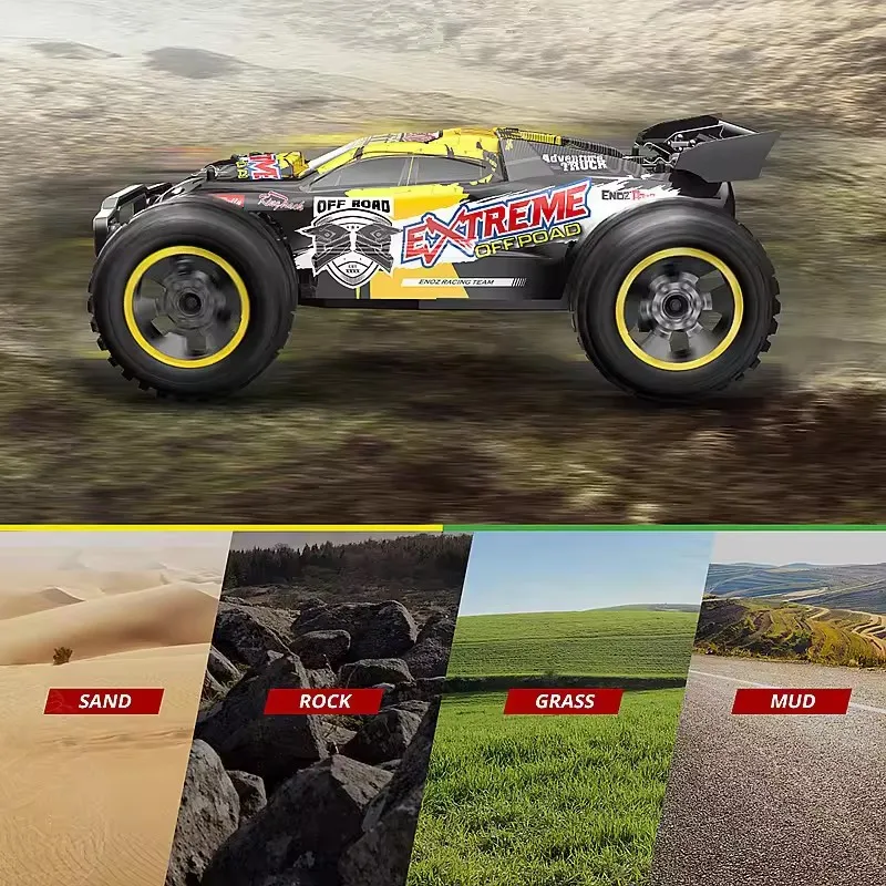 202e 4wd 1:10 60 km/h carro rc sem escova 4x4 fora da estrada controle remoto deriva monster caminhão carro brinquedos para adultos crianças presente de natal