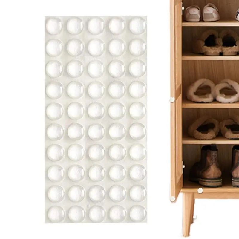 Pare-chocs de porte d'armoire adhésifs ronds transparents, arrêt de poignée de porte, accessoires pour la maison, proximité des égouts, planches à découper en verre, Y-Chi