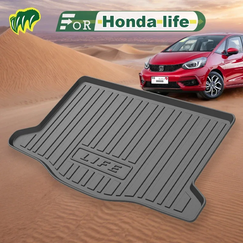 

For Honda life 2022 2021-2023 Custom Fit Car Trunk Mat All Season Black Cargo Mat 3D Shaped Laser Measured Trunk Liners