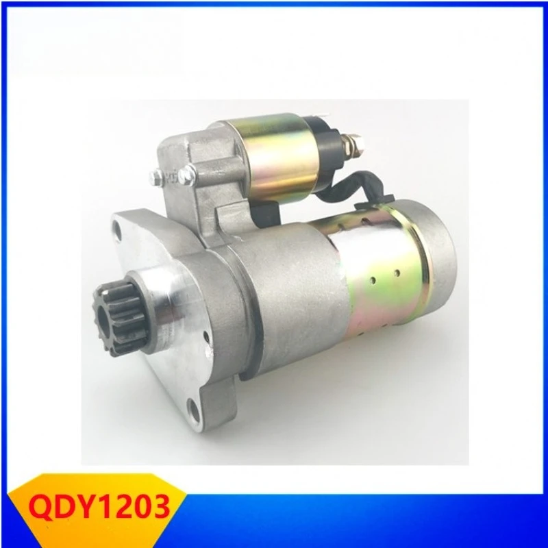 Double cylinder diesel engine starter 2V86 2V88 2V92 starter motor QDY1203 11 teeth 12 teeth