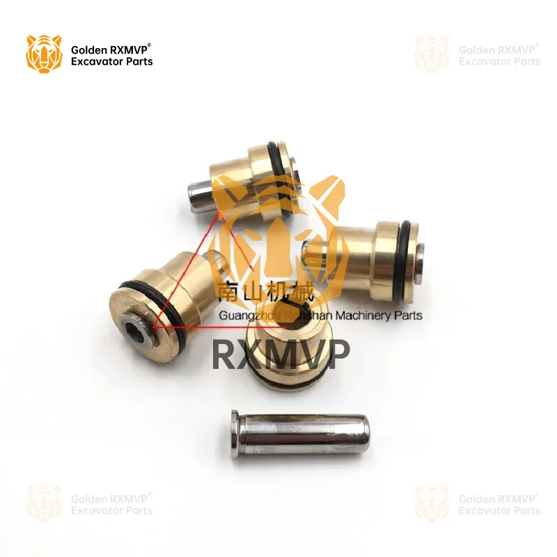 For Shanhe Intelligent 45 50 60 70 80 Walking Bullet Head Foot Valve Walking Bullet Head  Accessories Excavator