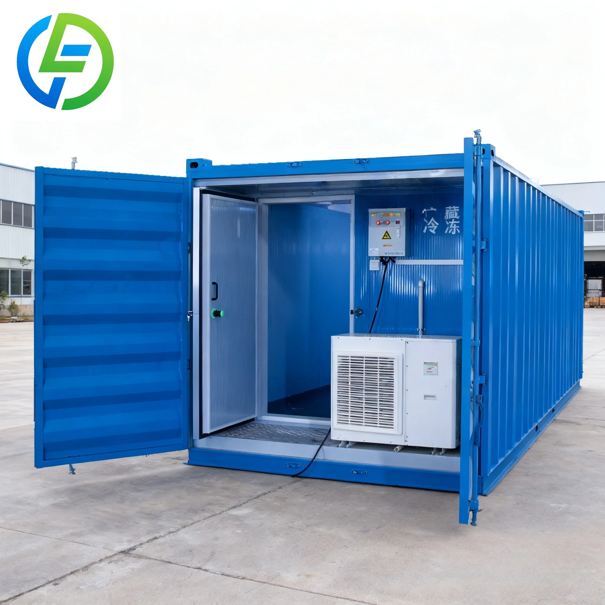 FOODLINE Integrated Solar Refrigerated Container One Set Solar Panel Battery Freezer Complete Farm Cold Chain Equipment