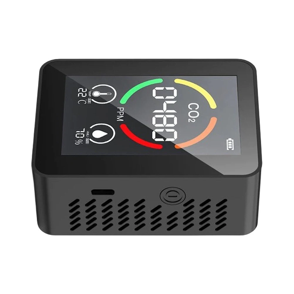Air Quality Monitor with Infrared Detection Capable of Measuring Carbon Dioxide Temperature and Relative Humidity