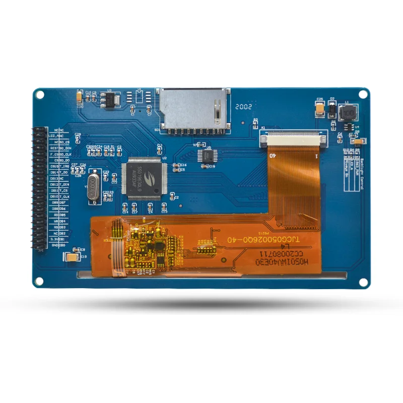 Módulo de pantalla táctil TFT LCD de 5 pulgadas, placa SSD1963 de alta definición con Panel táctil, tarjeta SD para Arduino, resolución de 800x480