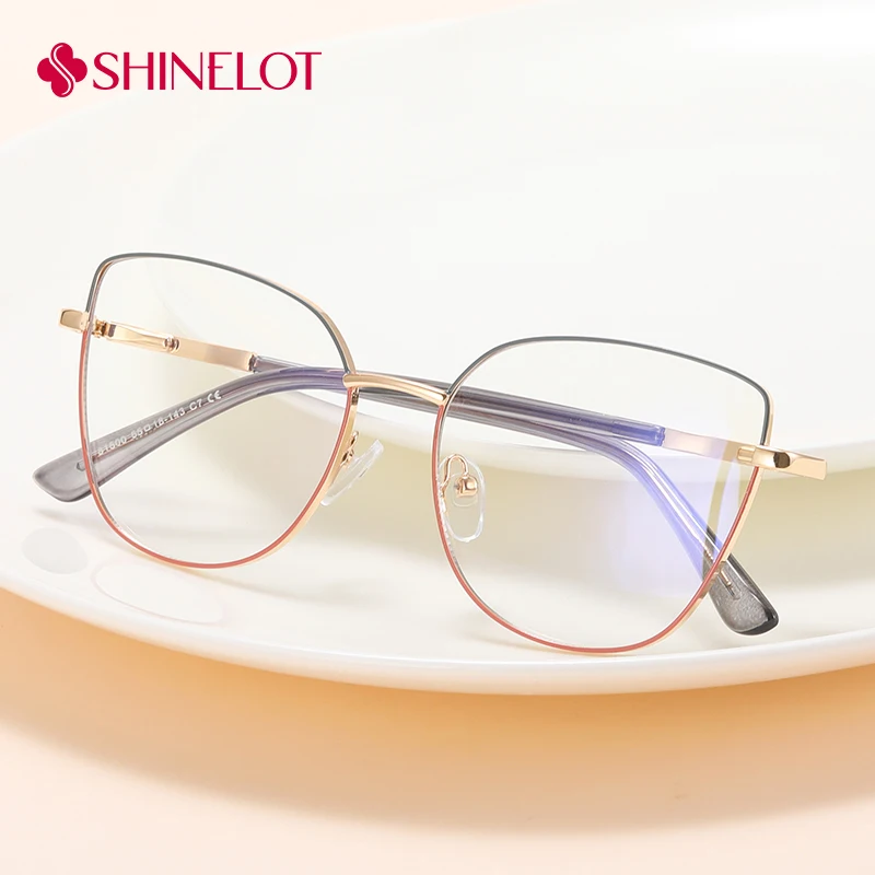 

81500 High Quality Retro Cat Eye Eyeglasses Female Eye Protection Glasses Youth Style Best-Selling Mother's Eyewear Gift
