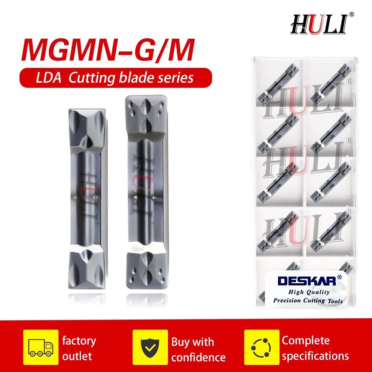

DESKAR Numerical Control CNC lathe Grooving Blade MGMN150-G/200-G /250-G/300-M/400-M /LDA Used For Processing General Materials
