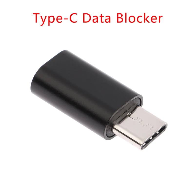 1pcs High Quality USB Type-C Data Blocker Juice Jacking Prevention Gender Change Connector