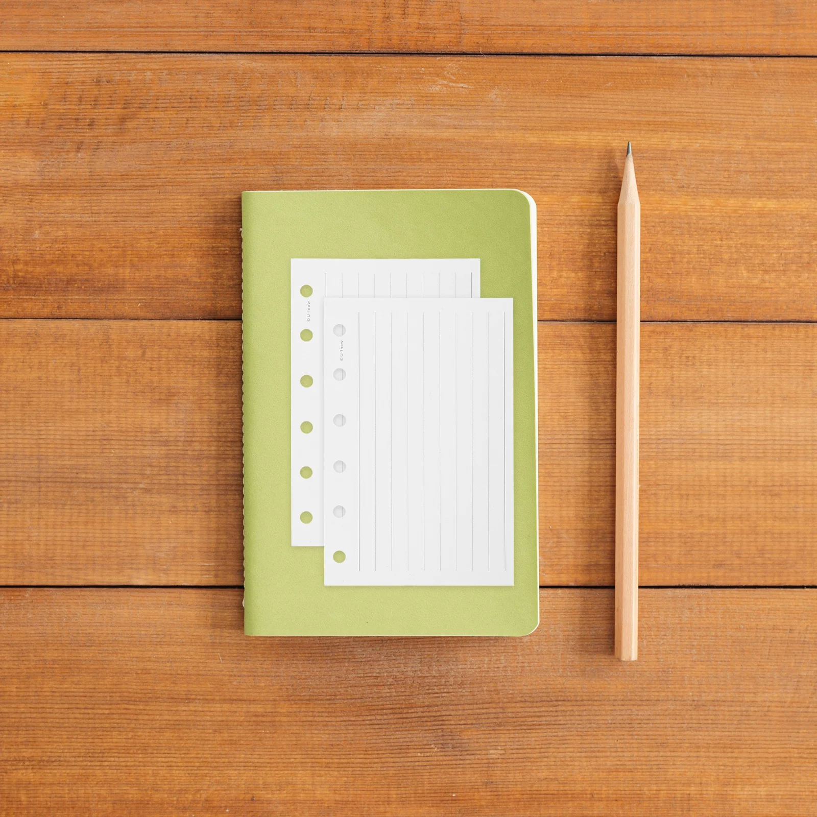 1 libro A7 ricarica rivestita a fogli mobili per 6 raccoglitori ad anelli diario notebook sostituzione bianco scrittura liscia inserto con manico ricaricabile