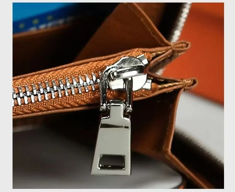 2023 New Luxury Crocodile Leather Women Long Wallet Fashion Genuine Leather Lady Clutch Bag High Grade Large Capacity Purse 45