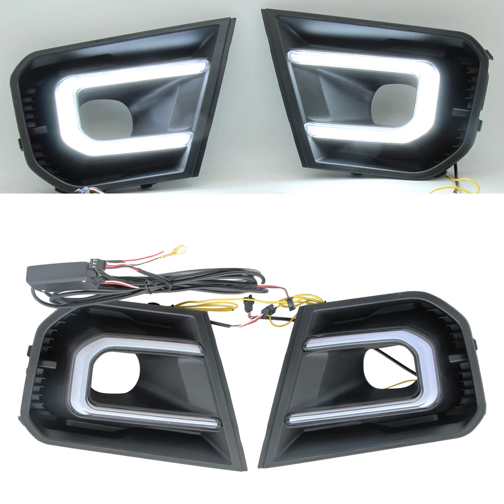 1 Set DRL Daytime Running Driving Light Fit for Ford Ranger Wildtrak 2022-2023 Led Lights For Vehicles Auto Accessories