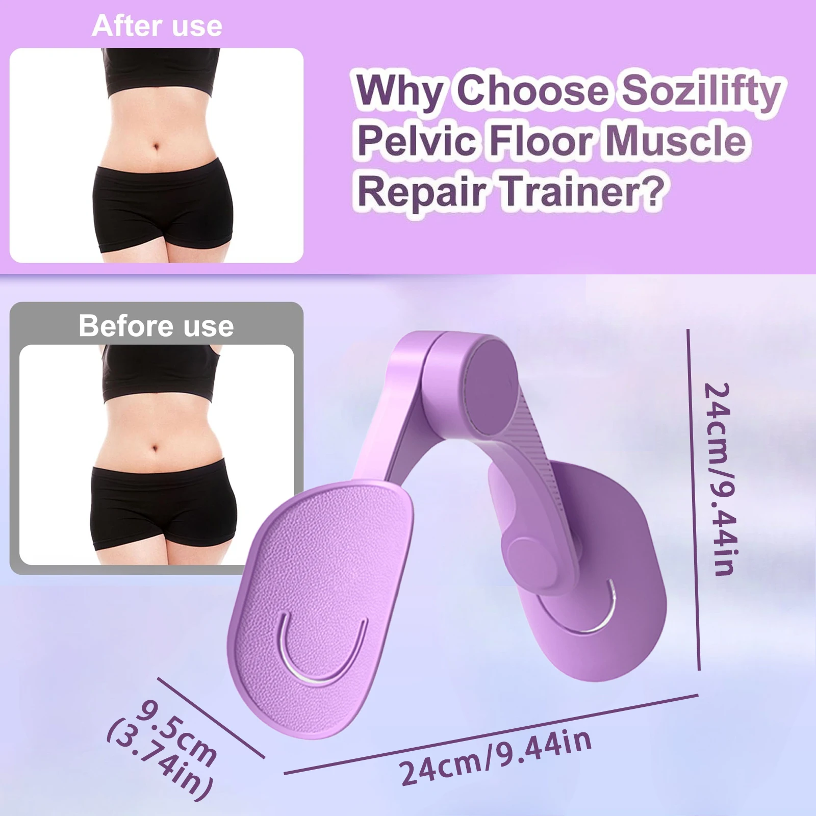 جهاز تمرين عضلات أرضية الحوض، جهاز التحكم في المثانة، مقاومة قابلة للتعديل للجنسين، معدات صالة الألعاب الرياضية للياقة البدنية