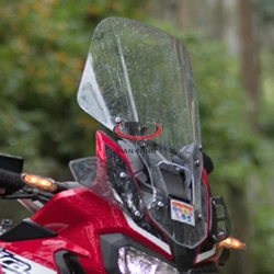 For Honda Africa Twin CRF1000 CRF 1000 CRF-1000 2016-2019 Heightened and modified motorcycle windshield Windscreen Front Glass