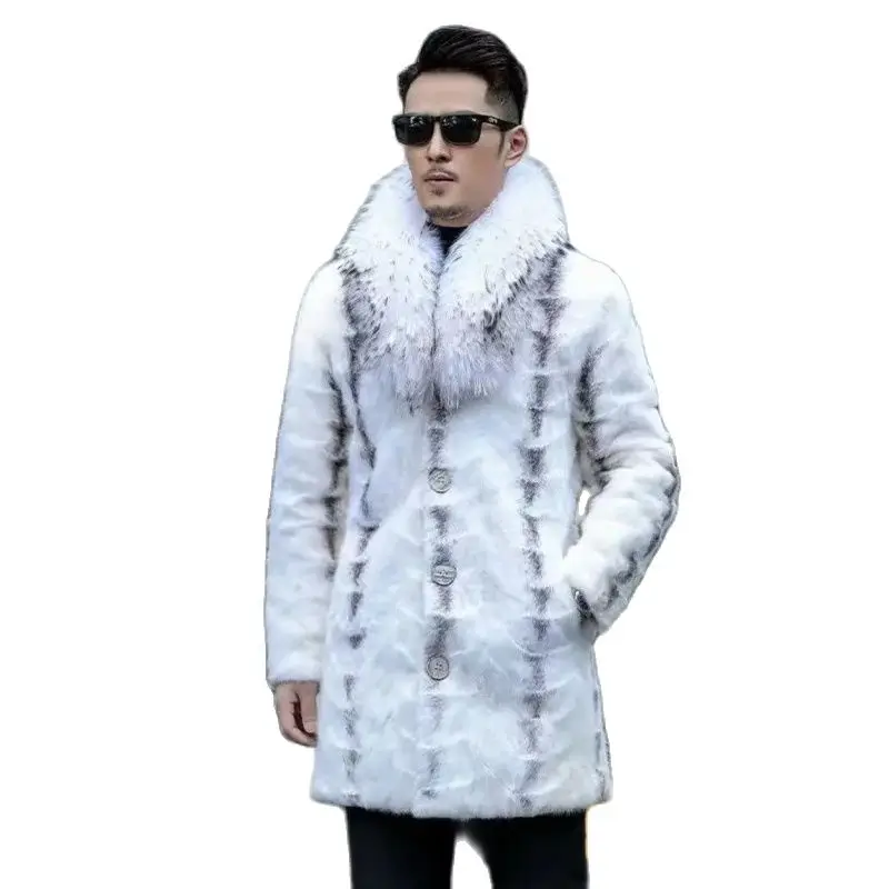 

BATMO 2023 new arrival Top quality winter natural mink fur jackets men,Wram parkas coat overcoat pdd59