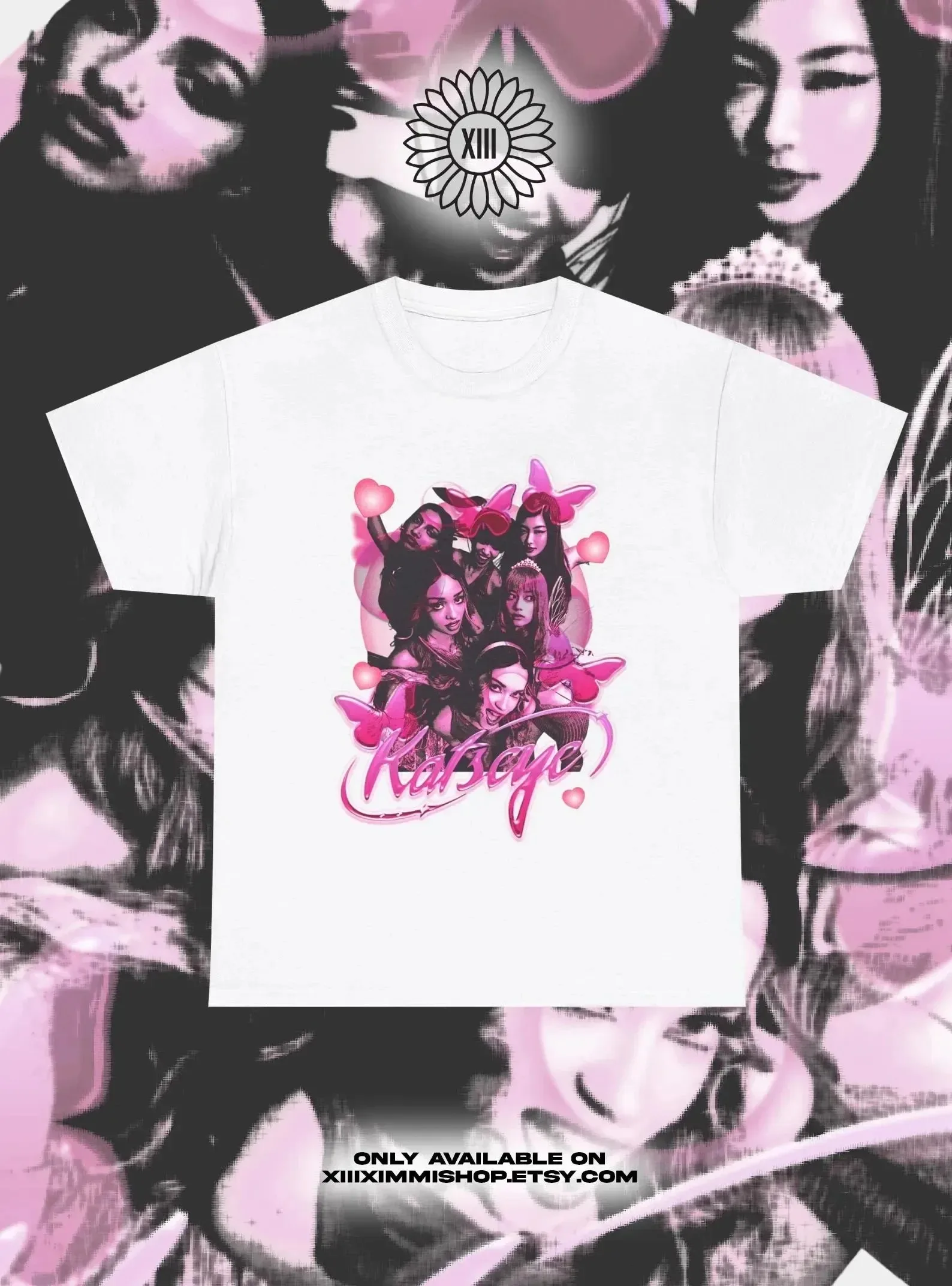 Camisetas informales con estampado gráfico para hombre y mujer, camisetas Unisex de estilo coreano Y2k, producto novedoso, camiseta de gran tamaño Katseye divertida Unisex 2026