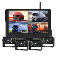 Wireless Backup Camera 7 Inch Analog Wireless  Reverse Image  Rear View Monitor Kit Car Security Reverse Aid System DVR Recorder
