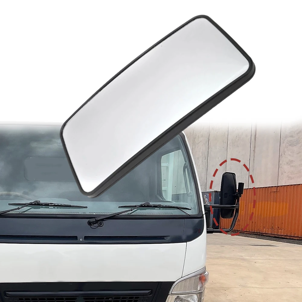 Left/Right Side Rearview Mirror Glass Side Mirror Cover Door Wing Lens For Mitsubishi Canter Fuso FE FB FG 2005-2021