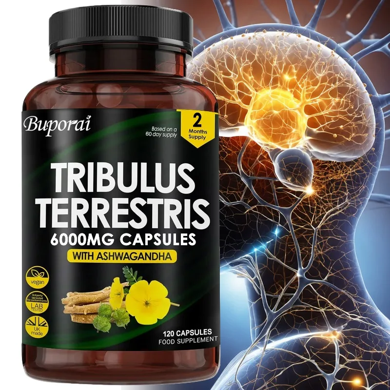 

Tribulus Terrestris 6000MG — Boost Energy, Mood, Stamina и Performance, для мужчин и женщин