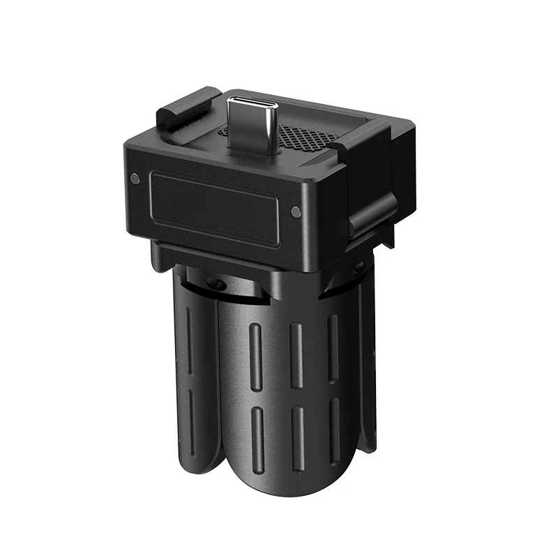 حامل ثلاثي صغير لـ DJI Pocket 3 مثبت الكاميرا Gimbal سطح المكتب ترايبود مع منفذ شحن كامل الوظائف من النوع C مثبت سطح المكتب