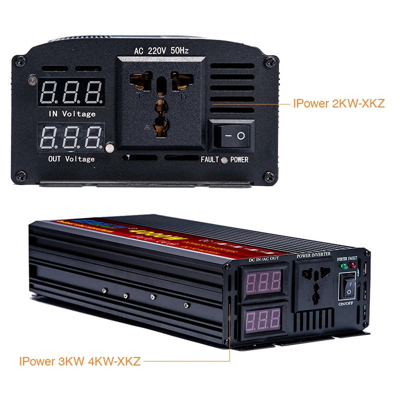 充電器なしのハイブリッドミニインバーター,パワーインバーター,12 v,24 v,110 v,220 v,2000w,3000w,4000w