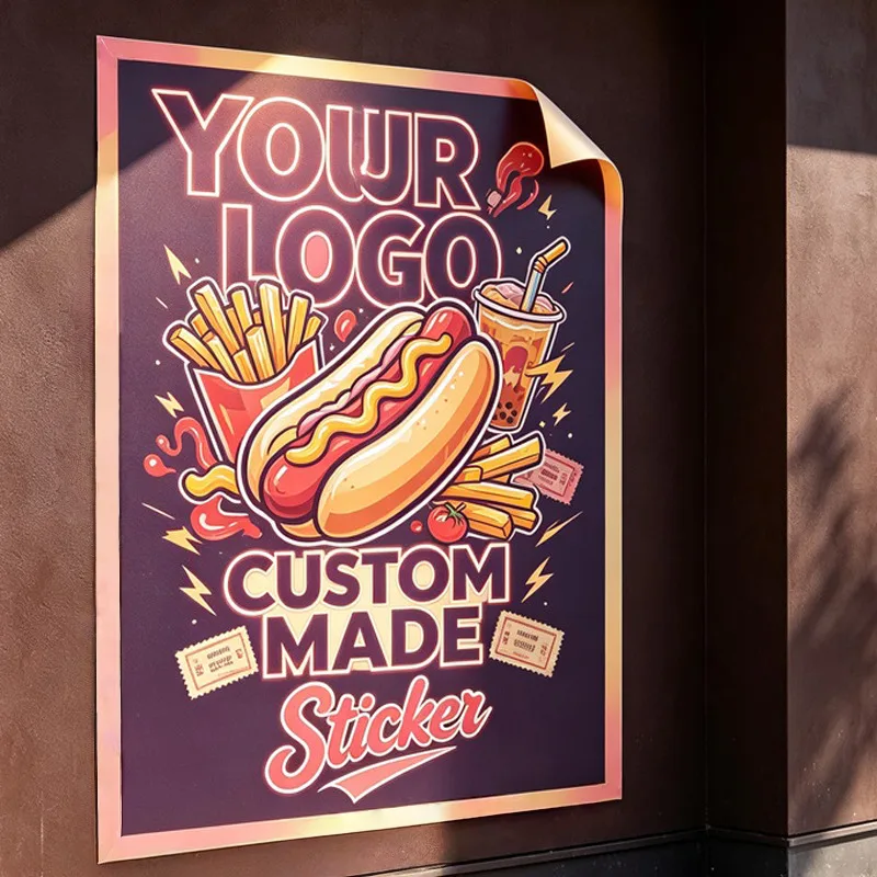 Any Size Custom Stickers Suitable For Assisted Living Facility Barber Shop Party Commercial Advertising Promotion Activities