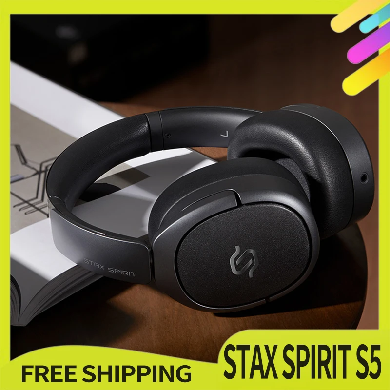 

Stax Spirit S5 Headset Wireless Bluetooth Hifi Headphones Call Noise Reduction Low Latency Headset For Flat Gamer Office Gifts