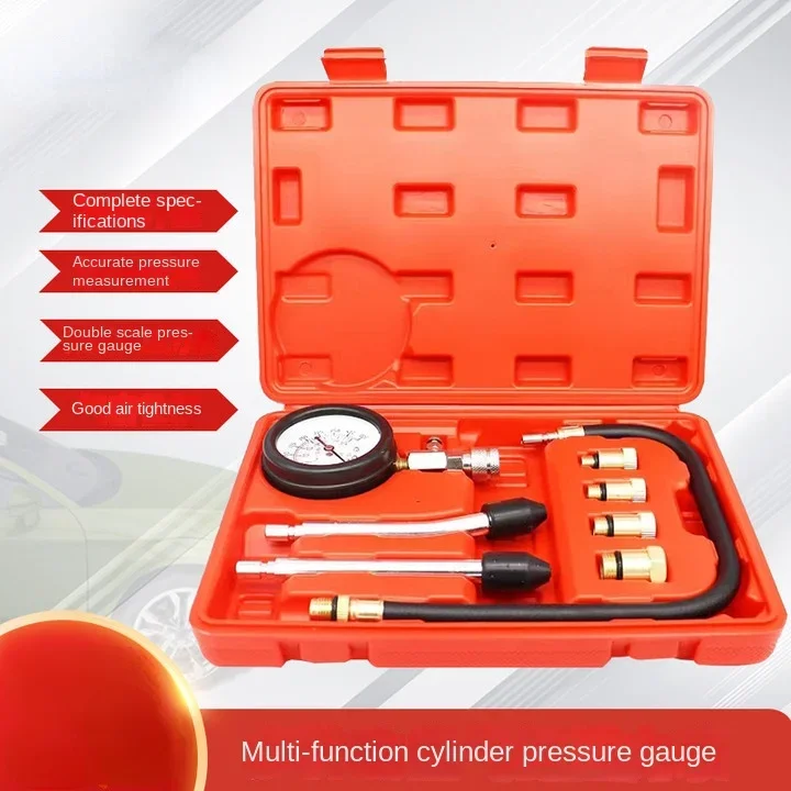 

Fuel Rapid Cylinder Pressure Gauge Automotive Multi Functional Pressure Diagnosis Kit Repair Tool