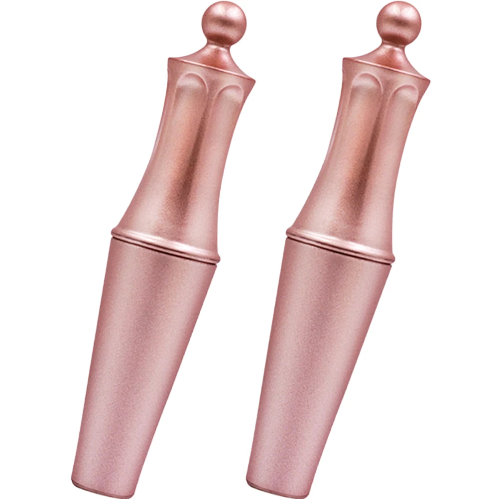 

2pcs Magnetic Eyeliner Liquid Waterproof Smudge Proof Rose Gold 4ml Artificial Eyelashes Long Lasting Easy Apply Portable