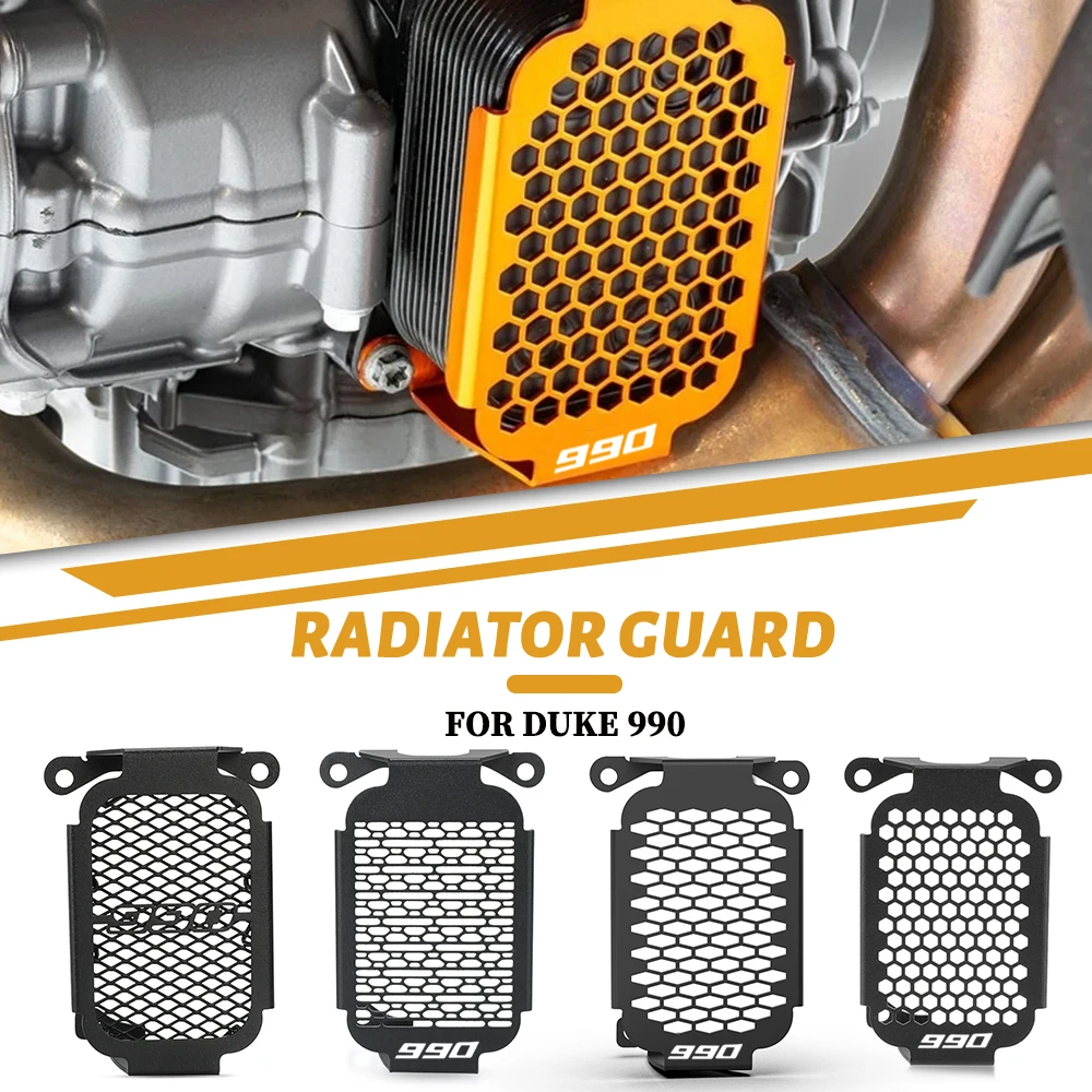 For Duke 990 990 Duke 2024 2025 2026  Oil Water Heat Exchanger Guard Engine Cooling Cover Protector Motorcycle Accessoreis 990