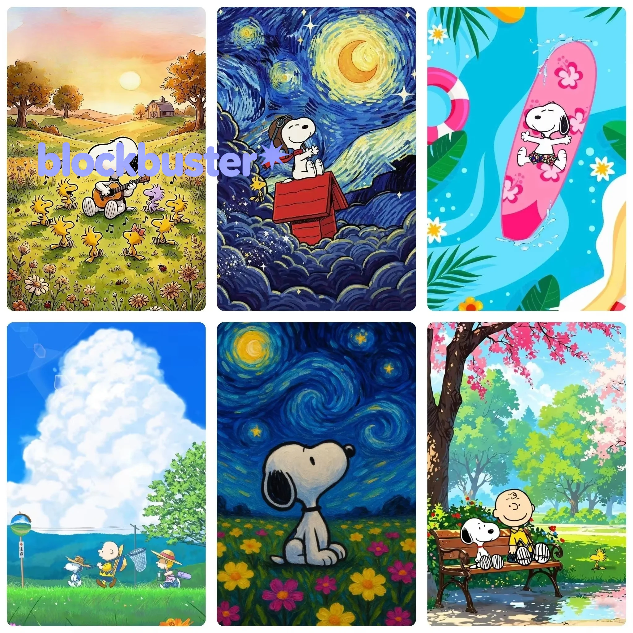 Set de diamantes decorativos Snoopy, personaje icónico de cómics, Sin Marco, trabajo artesanal, decoración elegante para la sa