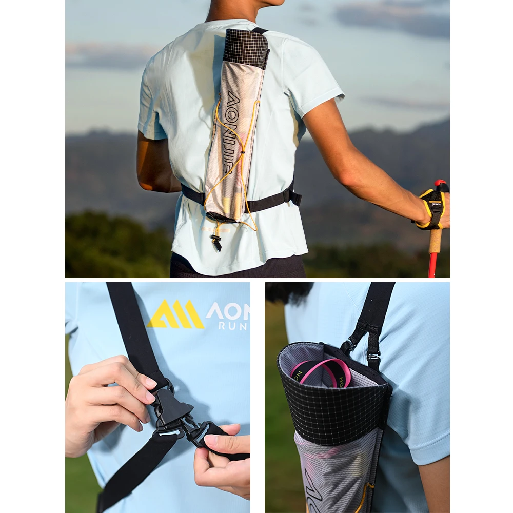AONIJIE E4432 Lightweight External Water-proof Storage Bag, Suitable for Trekking Poles Easy To Put and Take Out Without Shaking image 6