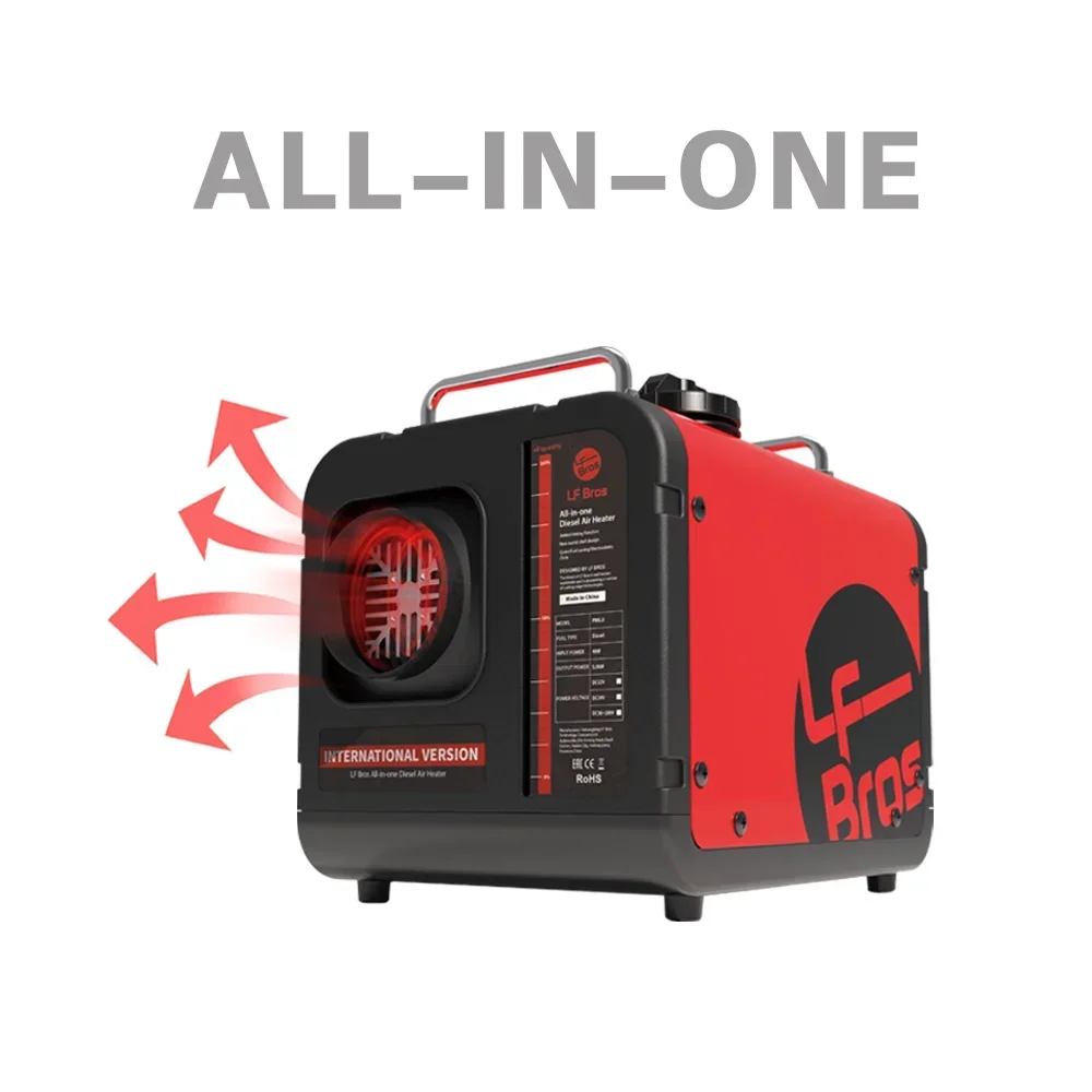

2026/All in one 5kW lf bros tent camp hot portable parking heater 12V 24V 220V