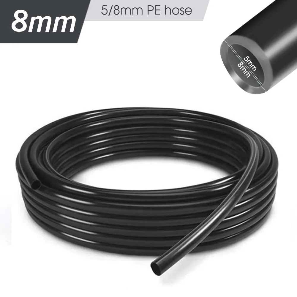 50-5m Tuin 1/4 ''5/8mm 3/8" 1/2 ''PE Slang Gratis DIY Tuinieren Automatische Watering Systeem Ponsen Druppelirrigatie Kanaal Apparaat