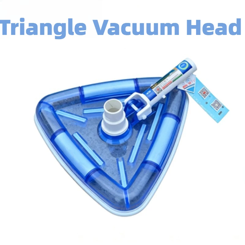 Ultra-Efficient Triangle Pool Vacuum Head – Perfect for Deep Pool Bottom Cleaning