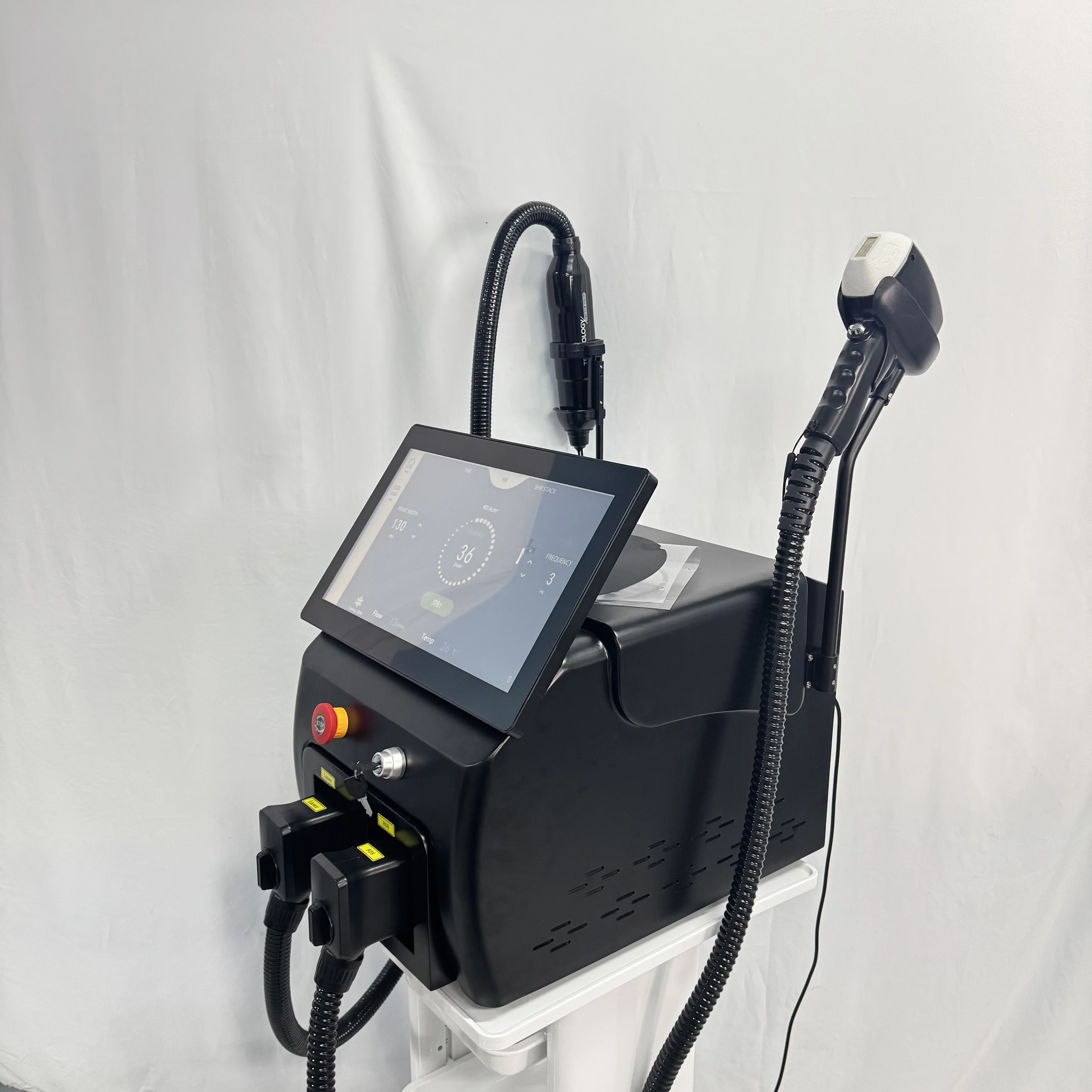 جهاز إزالة الشعر بالليزر ديود احترافي 808nm الكسندريت تبريد الجليد آلة إزالة الشعر الدائم غير المؤلم استخدام كامل الجسم في المنزل #3