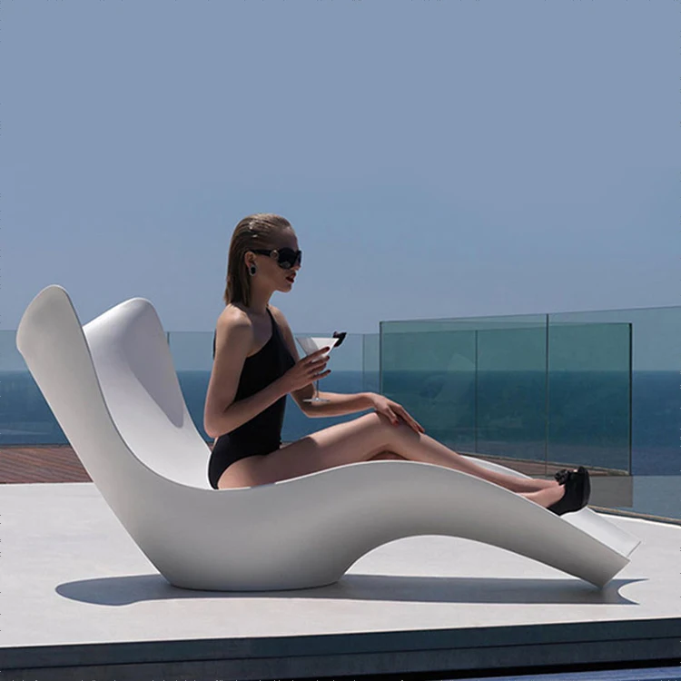 كرسي الشاطئ بالجملة أثاث خارجي حمام سباحة شاطئ كرسي ألومنيوم كرسي الشاطئ الترفيهي #2