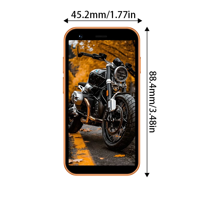 ONEMYTH A17 Mini features 3G network connectivity, dual 5-megapixel front and rear cameras, and multiple color options.