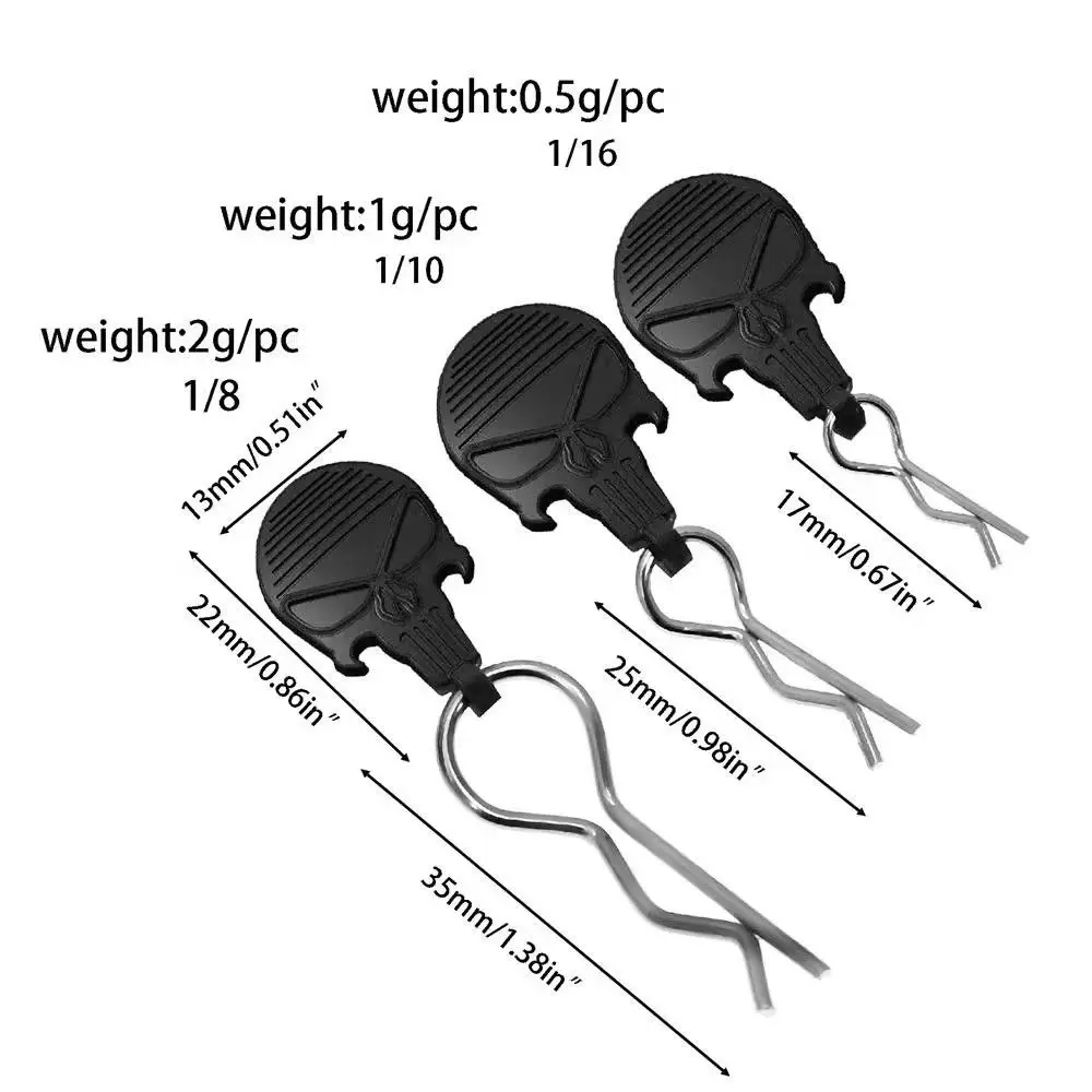Universal RC Body Clips R Clip B Clip 1:8 1:10 1:16 by Red Spider Quick Release Buckle for On-Road Off-Road Monster Truck Upgrad