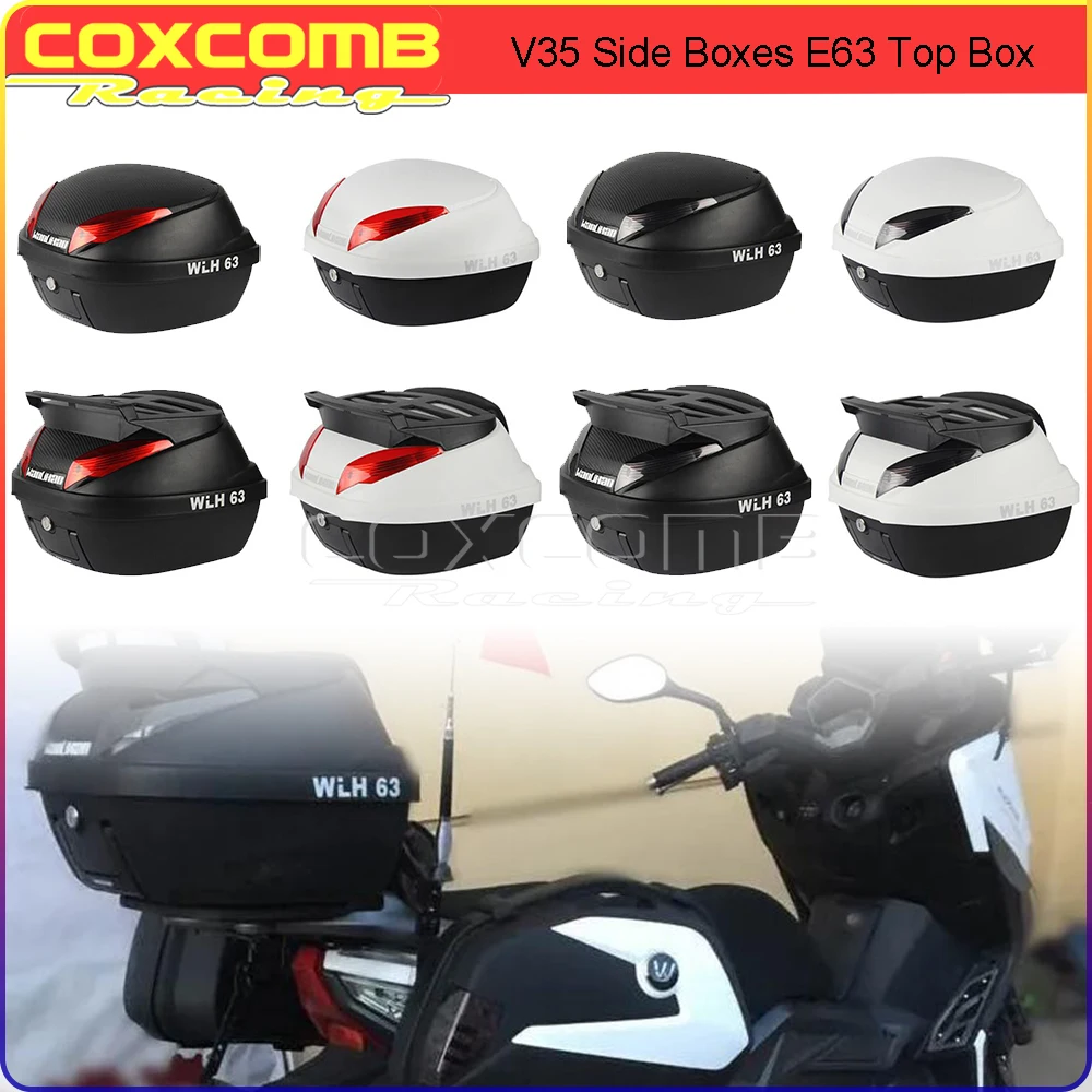 Motorbike Universal 42L Top Case ABS Tail Box Toolbox Luggage Pannier For Yamaha Suzuki Kawasaki Ninja versys ER/ZX MT/FZ/FJR