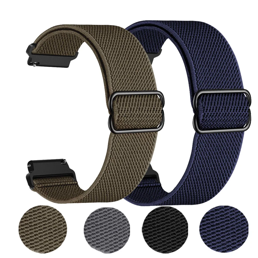 22mm Breathable Nylon Elastic Strap Wristband For POLAR Grit X2 Pro Titan / Vantage V3 M M2 Band Replacement Accessories