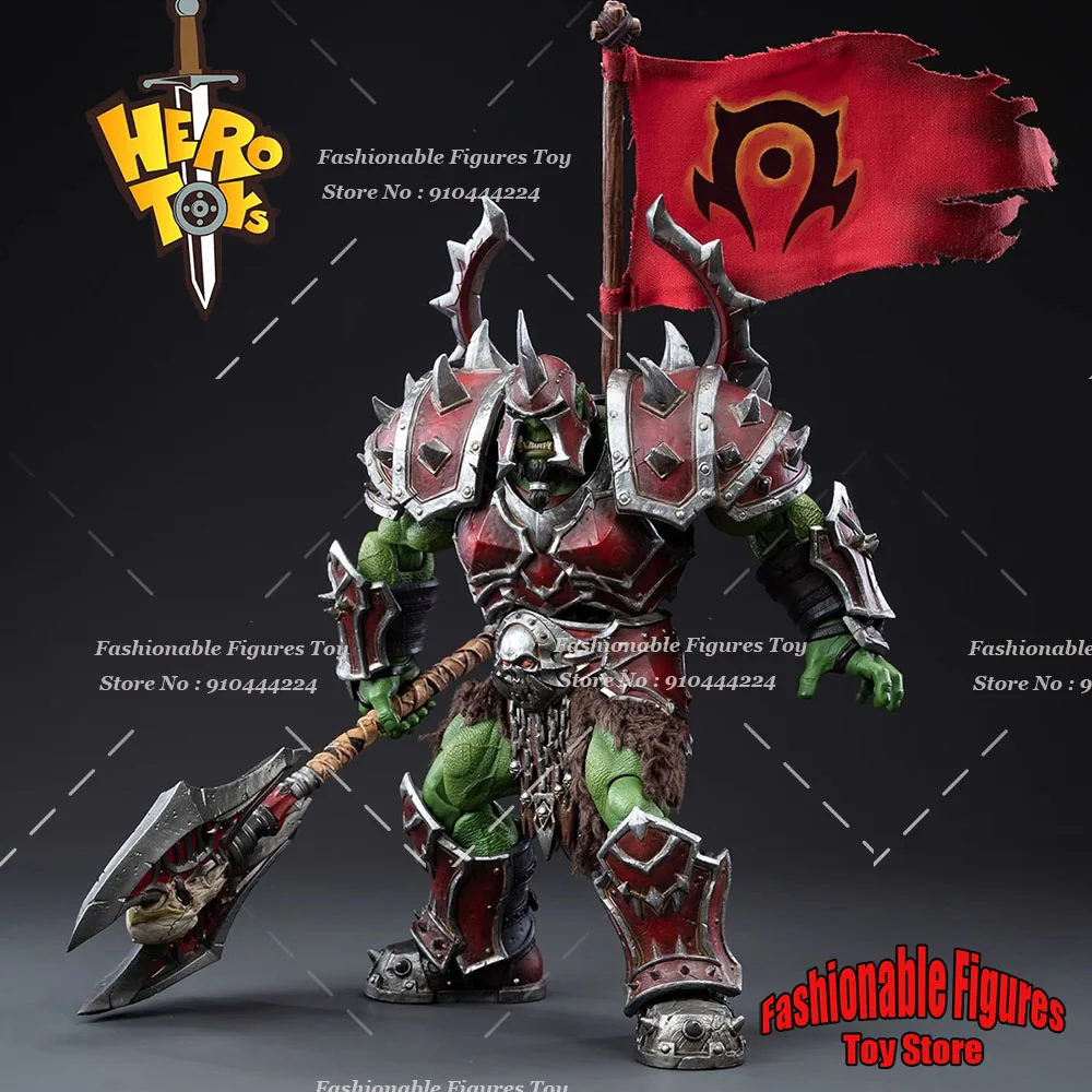 HERO TOYS WOW 1/12 Scale Orc Commander Elite Leader Field Elite Army Warriors Full Set 19.5Cm Action Figure Model Game Toys