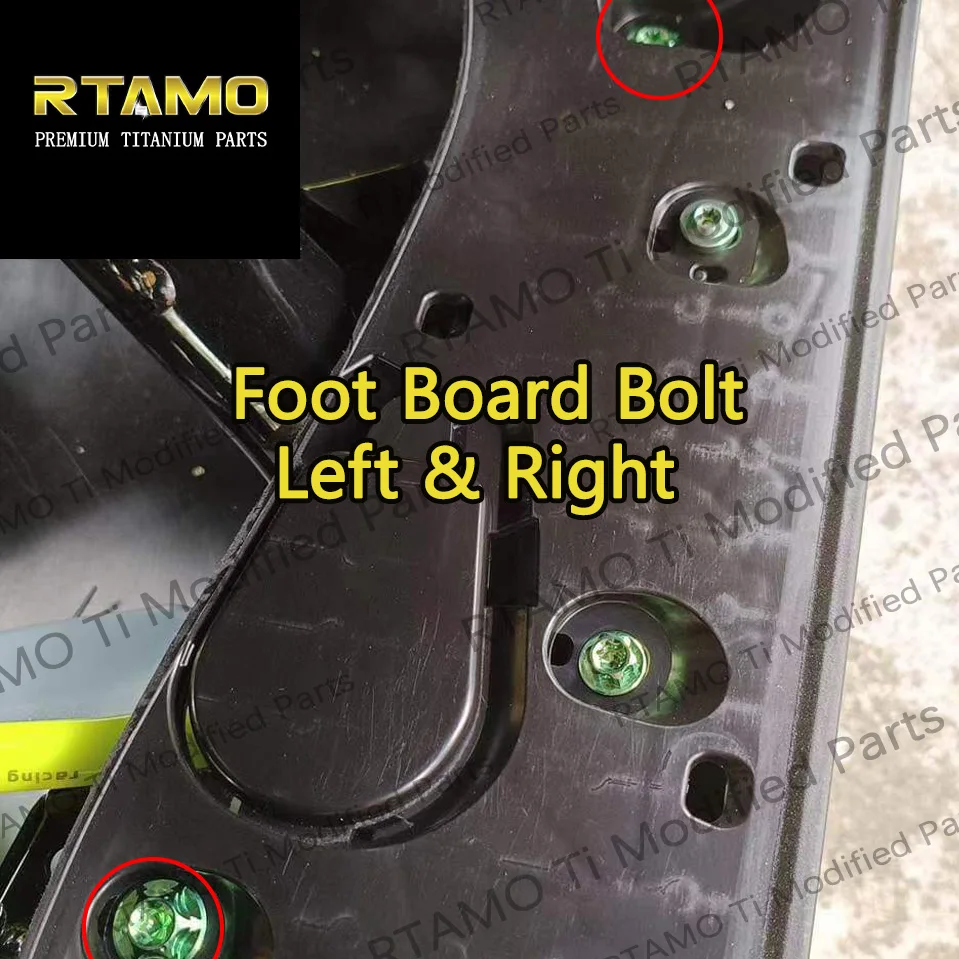 RTAMO Titanium Alloy Bolt Full Set for Yamaha Aerox 155 Motorcycle Modified Scew