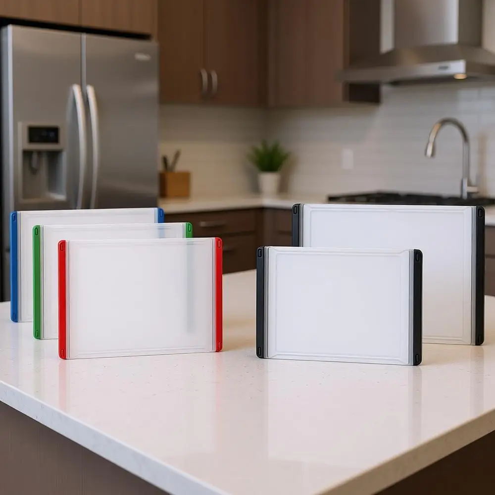 

Plastic Cutting Board Set - 3 and 2 Piece Bundle