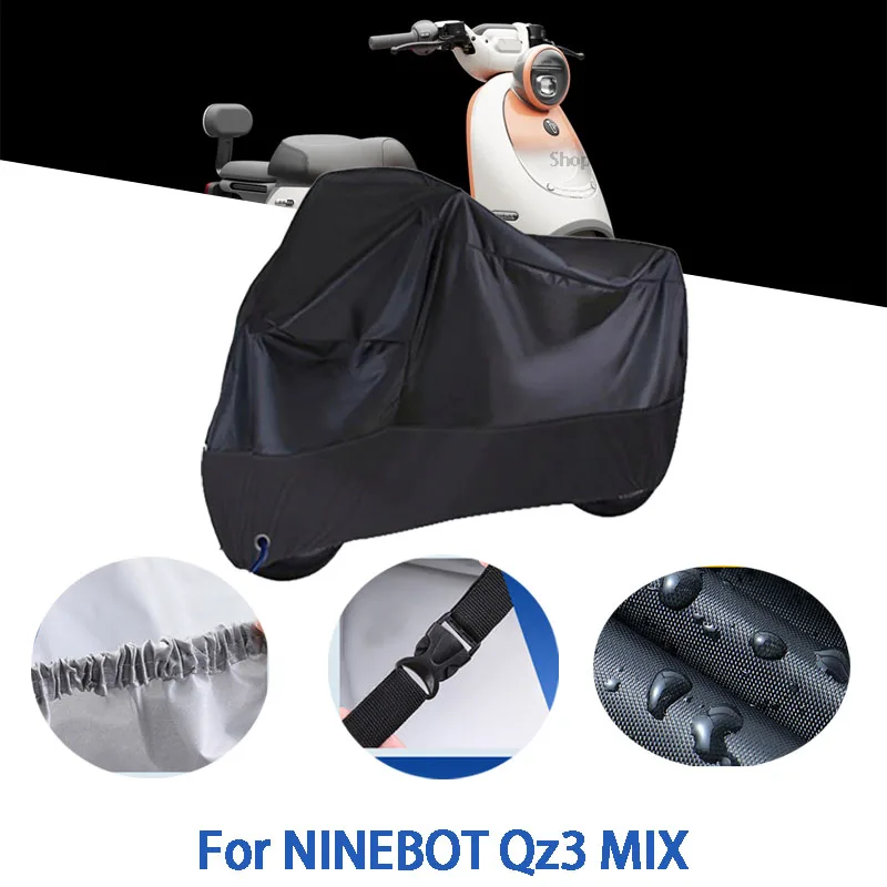 

Motorcycle Full Covers For NINEBOT Qz3 MIX Car Outdoors Sun Protection Dust No Ear Thickened Oxford Clothcover