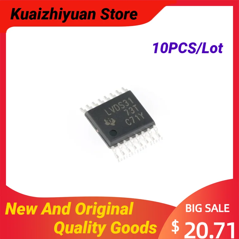 10PCS/Lot New And Original SN65LVDS31PWR SN65LVDS31DR SOP LVDS31 High Speed Differential Line Driver TSSOP16 Quality Goods