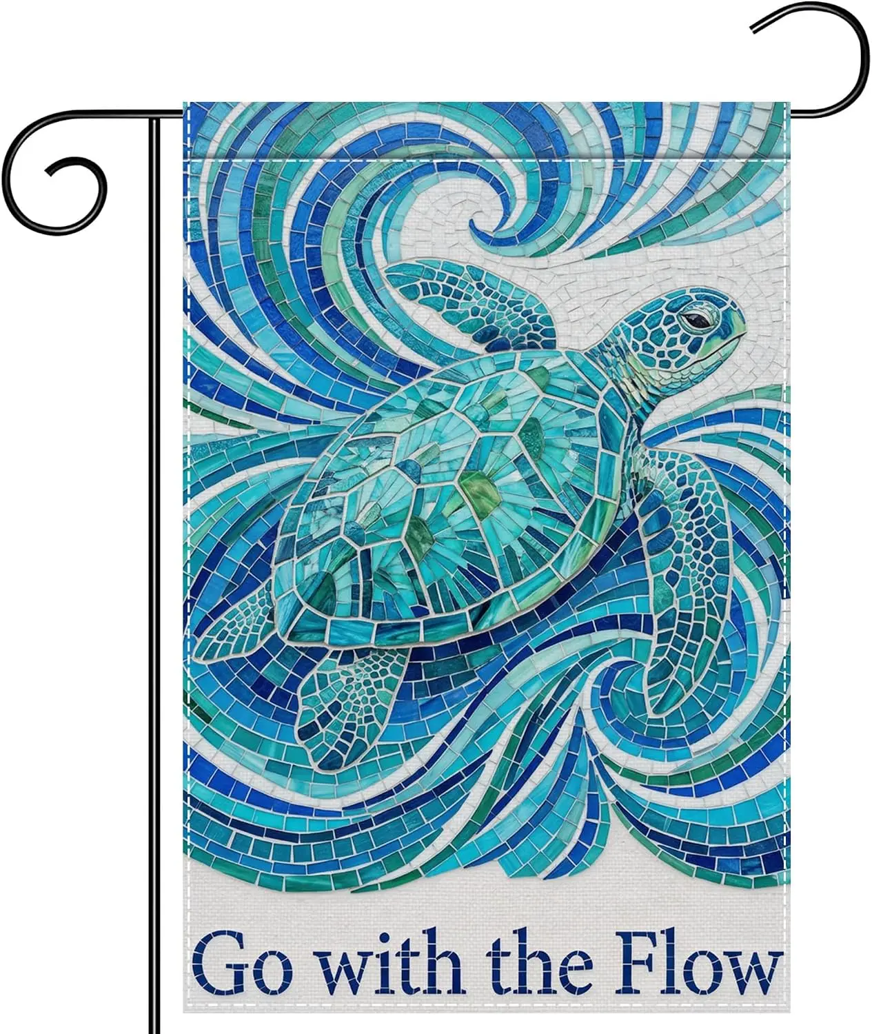 Welcome Sea Turtle Garden Flag 12x18 for Summer Yard Decor aaz