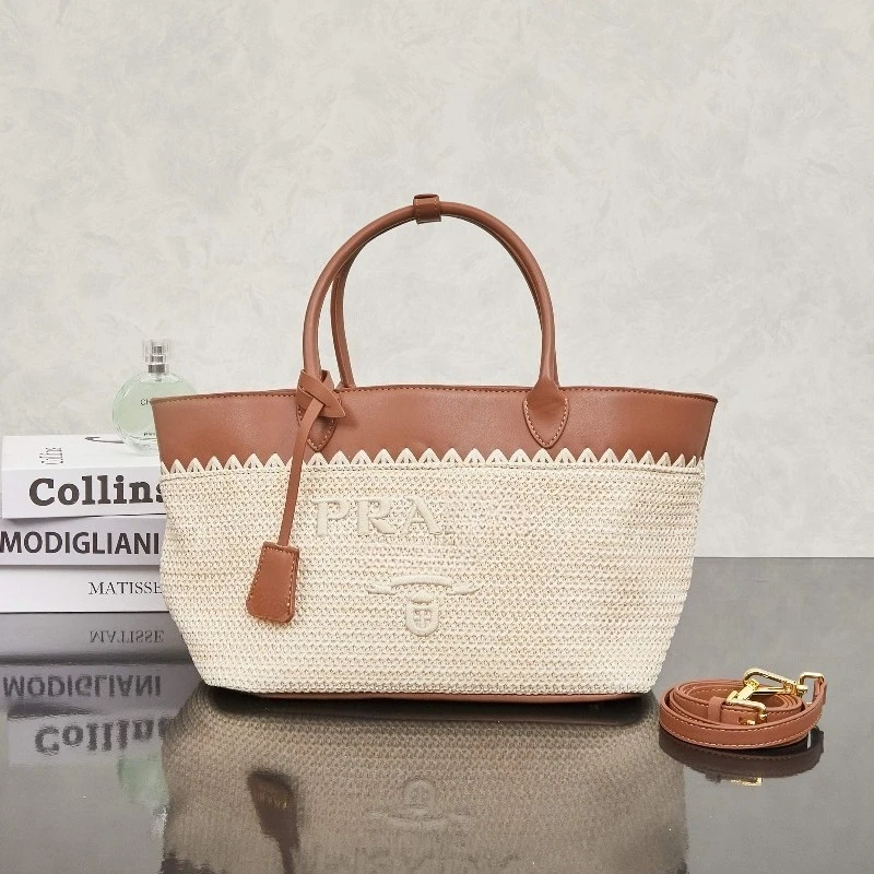 

Retro Embroidered Straw Woven Tote Bag Lady All Match Shoulder Handbag Stylish Casual Beach Holiday Outdoor Travel Vacation Bag