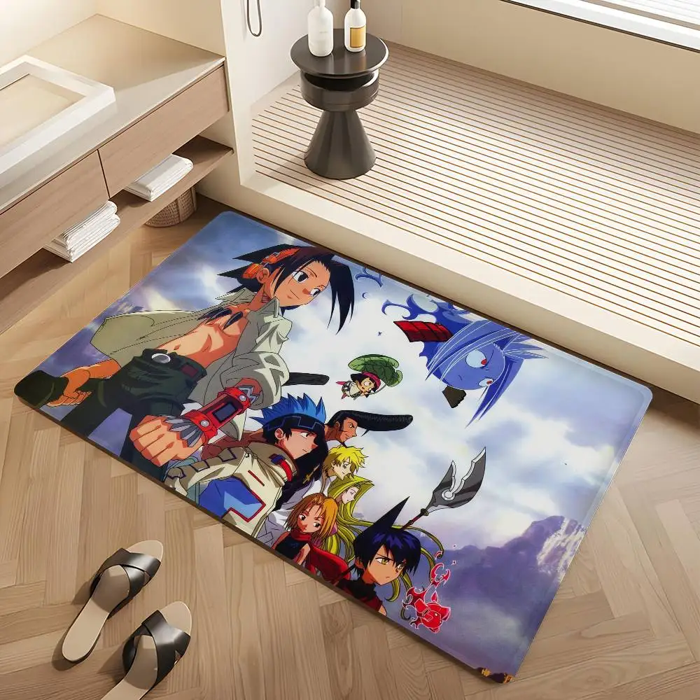 Shaman King Room Mats Cheaper Anti-slip Modern Living Room Balcony Printed Welcome Rug