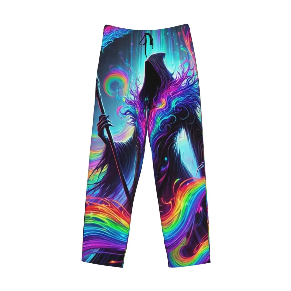 Custom Nocturne League Of Legends LOL Pajama Pants Men Sleepwear Sleep Lounge Bottoms with Pockets