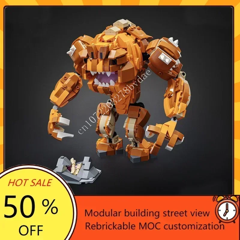 

783PCS Rancor from Little Eatie T-Rex Space War Military MOC SpaceShip Battle Model Custom Puzzles DIY Assembly Model Toys Gifts